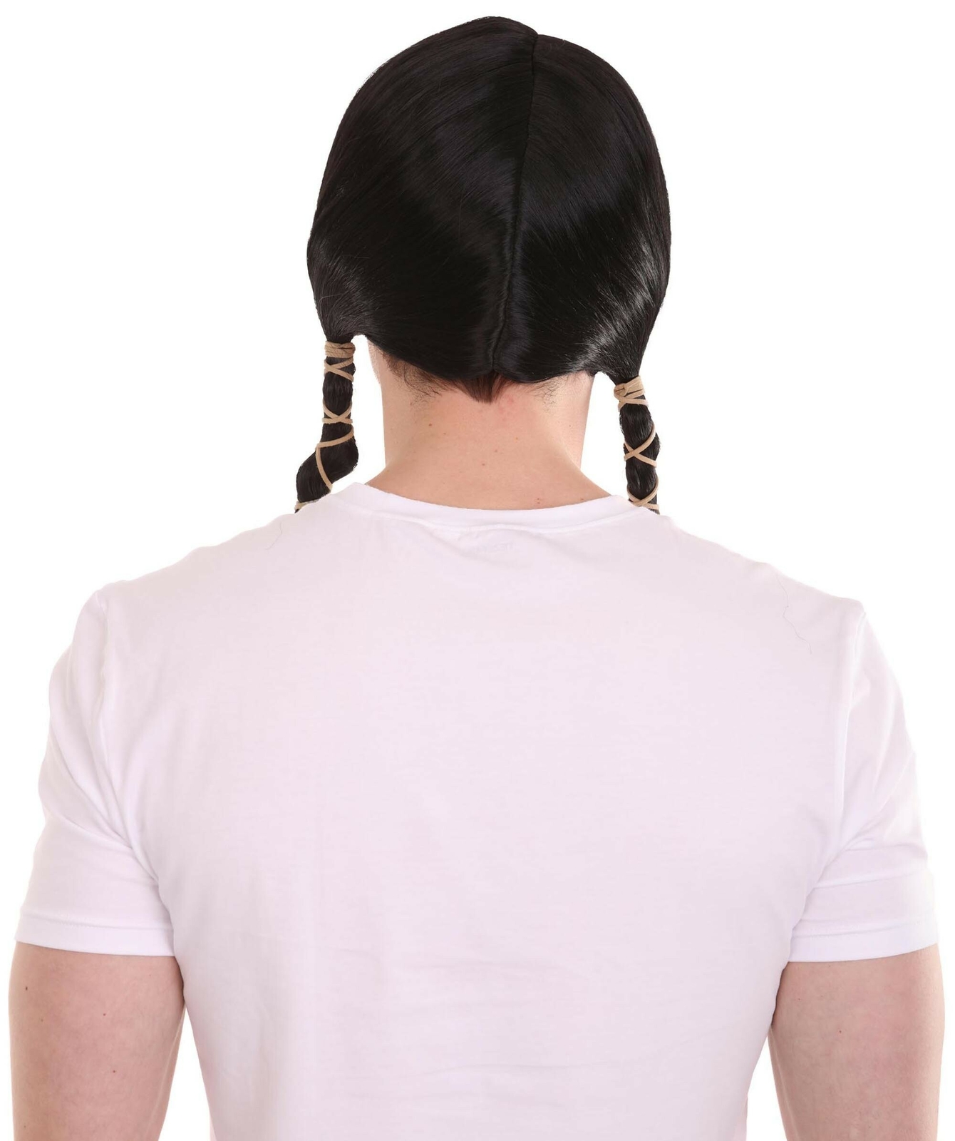 Men Indian Maiden Black Wig HM-116