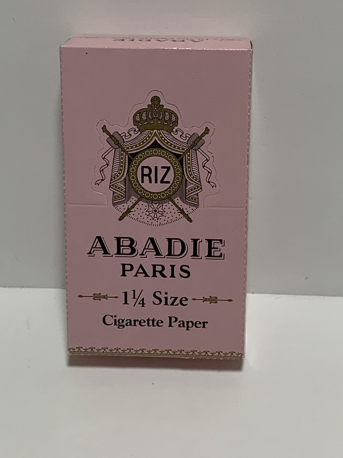 RIZ Abadie Rolling Papers - 1 1/4 Size - 24 PACKS - 32 leaves FULL BOX - France