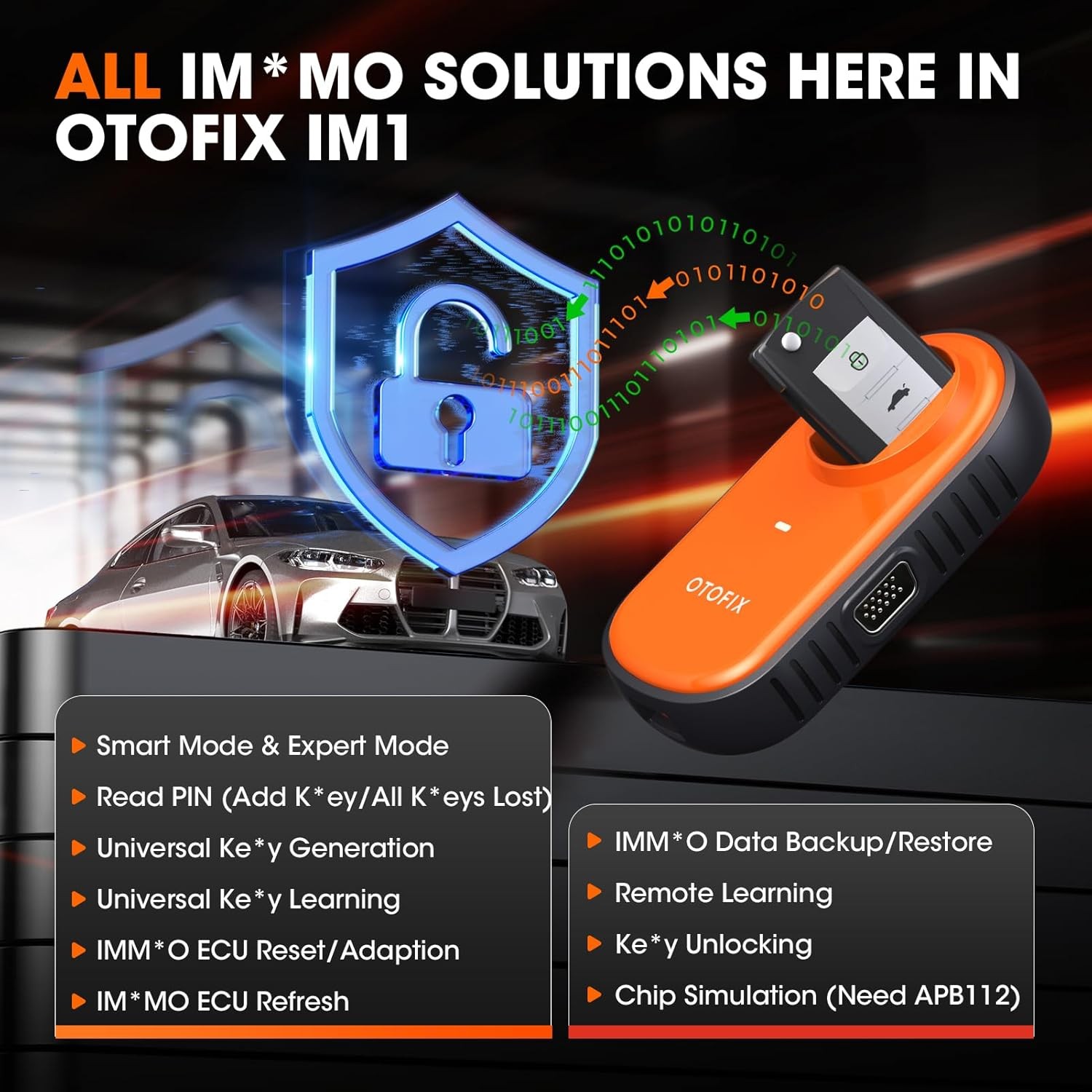 2025 Newest OTOFIX IM1 IMMO & Key Fob Programming All System Car Scanner Tool