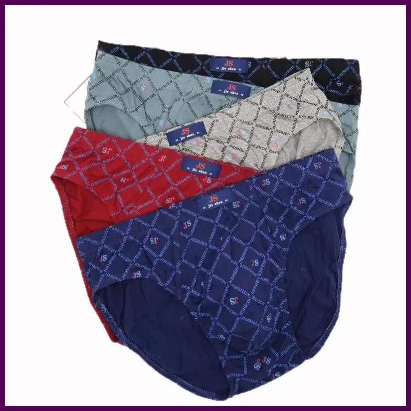 5pcs Calzoncillos De Algodã³n 100% Para Hombre Ropa Interior Cã³modos Transpirab