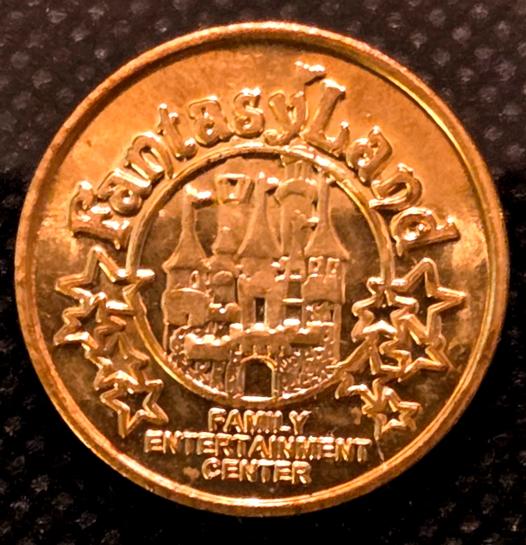 FANTASYLAND TOKEN- BRASS- 0.984" 25mm