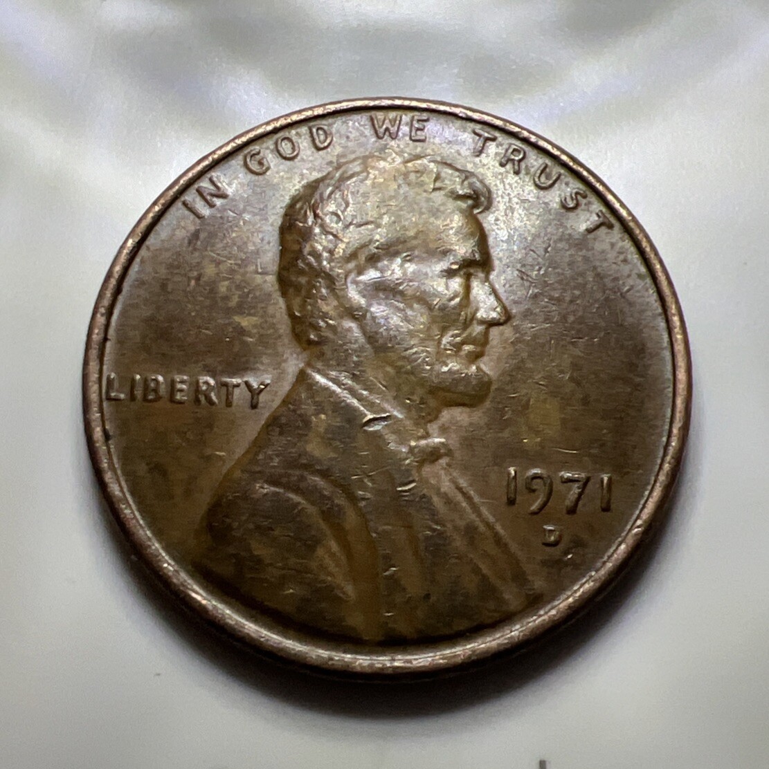 1971 D Penny RPM-001 DDO-001 + Strike Thru Reverse Mint Errors