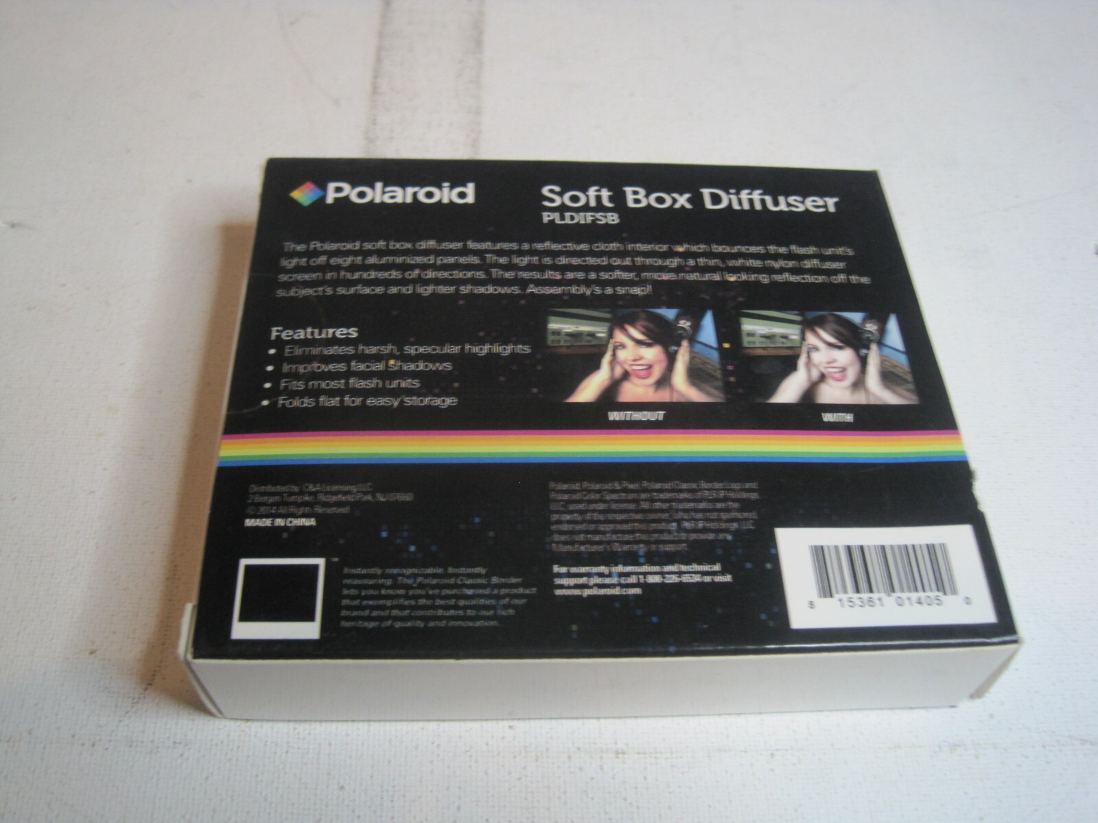 Polaroid soft box diffuser PLDIFSB
