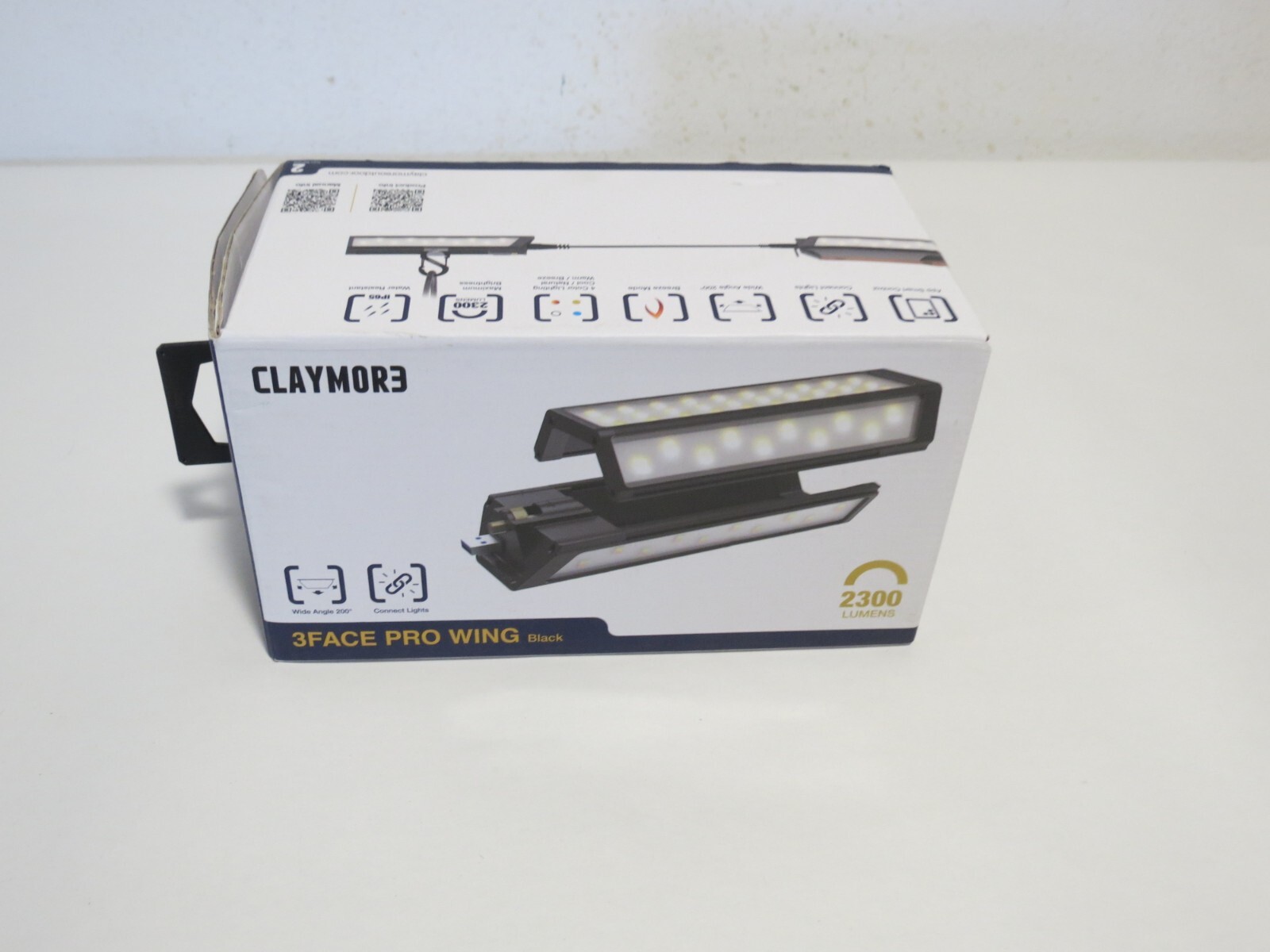 Claymore 3Face Pro Wing (Black) - Rechargeable Surface Area Light Bar