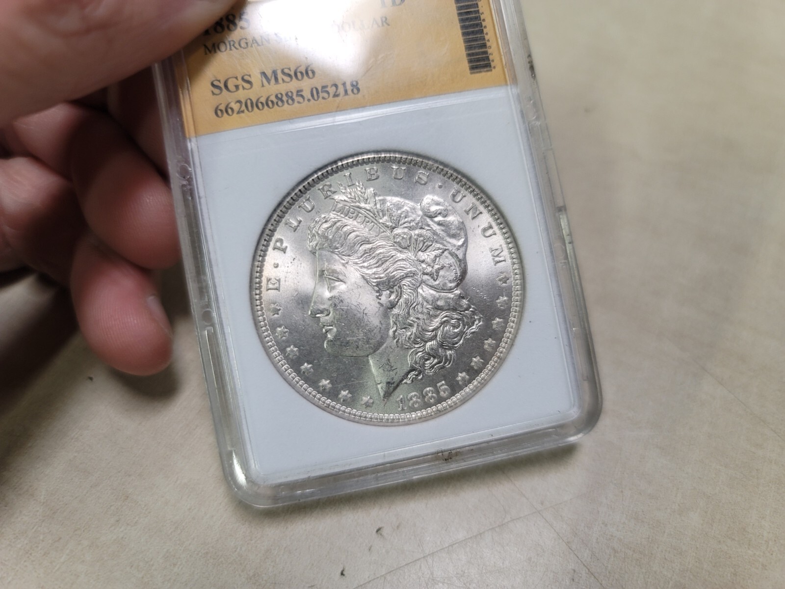 1885 P $1 Morgan Silver Dollar
