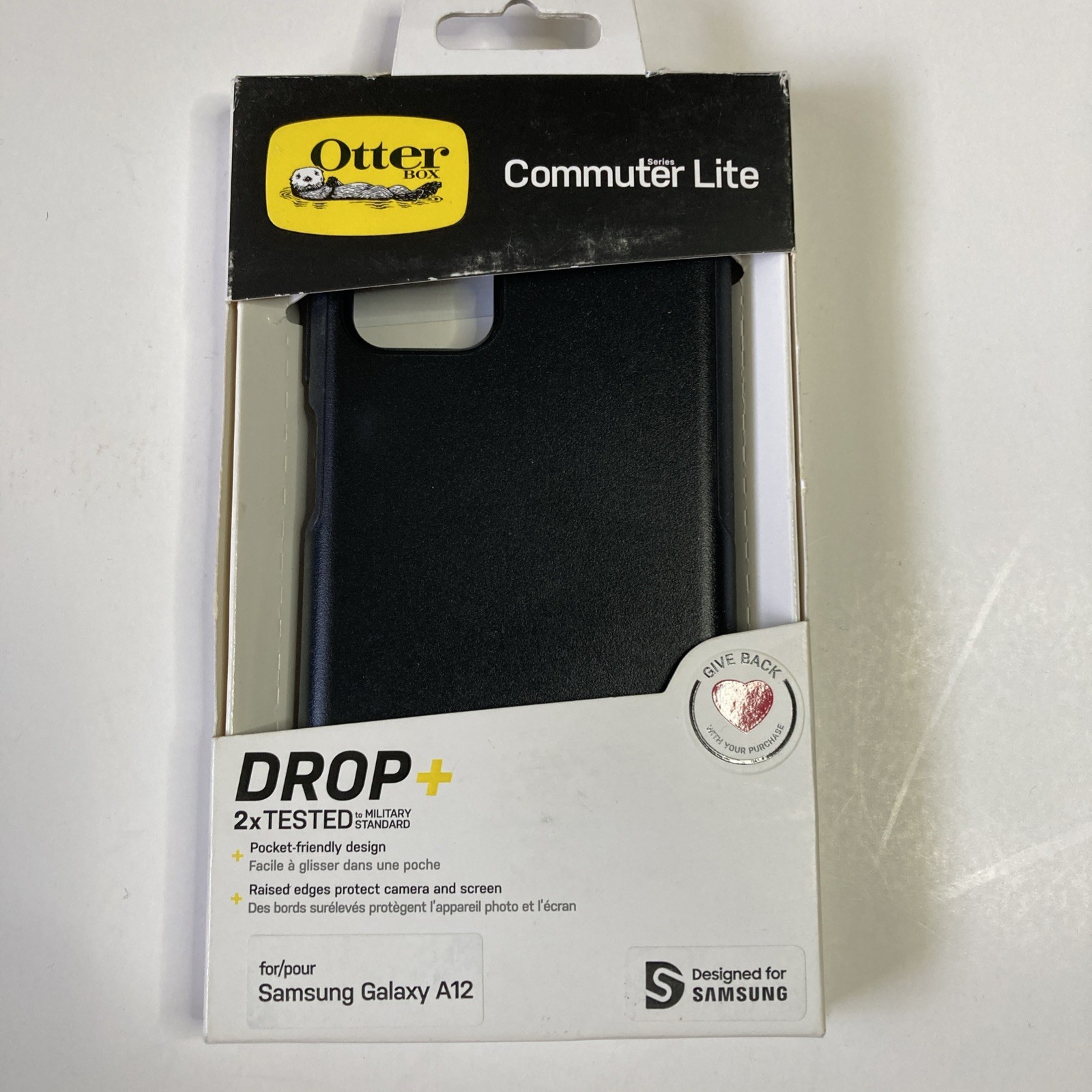 Otterbox Commuter Lite Series Case For Samsung Galaxy A12 Only - Black