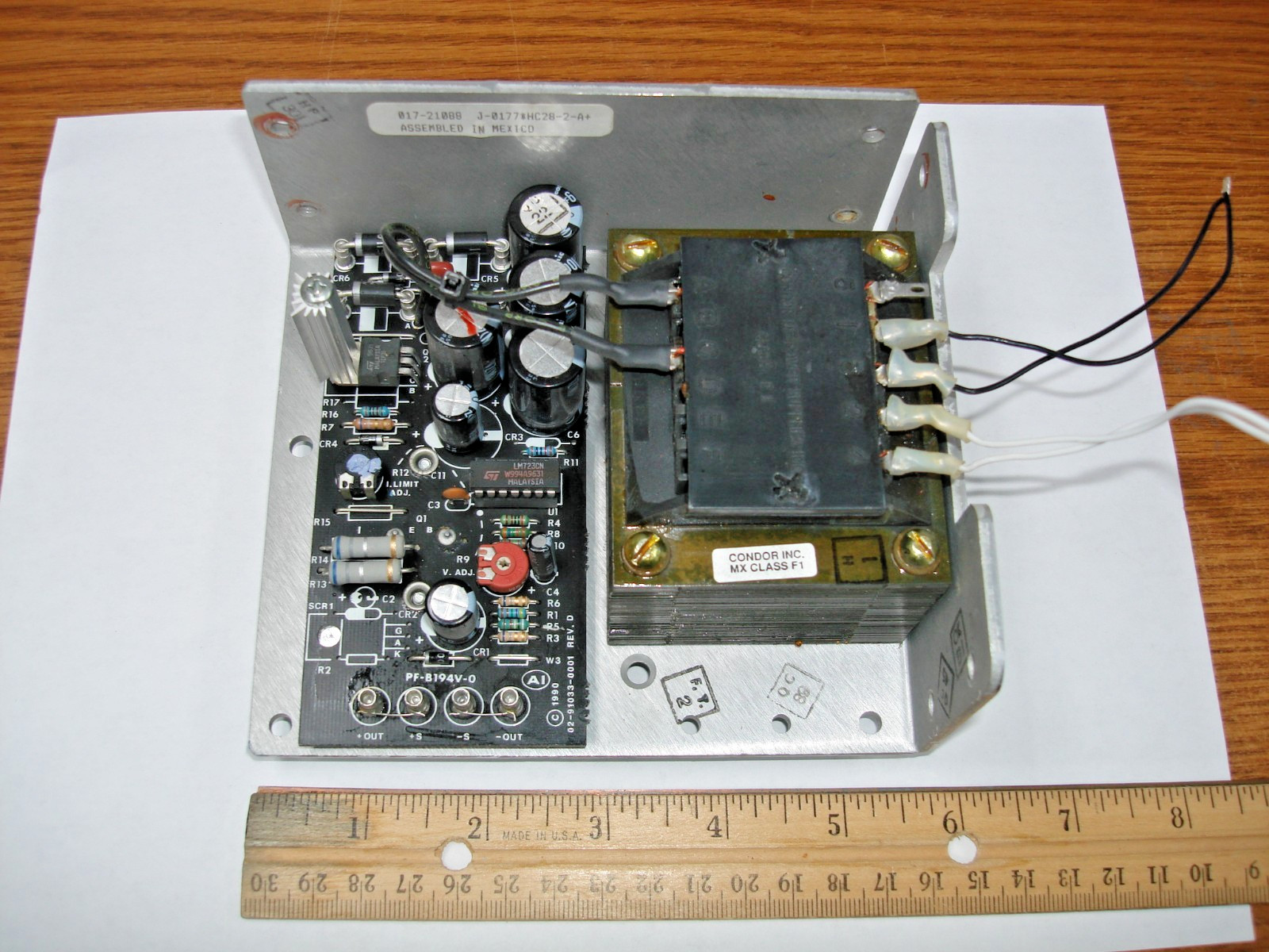 28 VDC Power Supply 2A Condor HC28-2-A