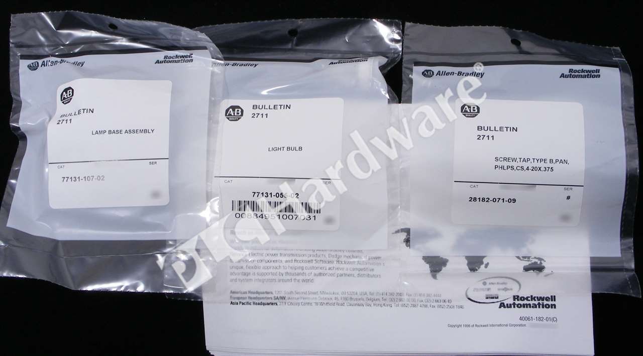 Open Pre-owned Allen Bradley 2711-NL1 /B PanelView Replacement Backlight Lamp