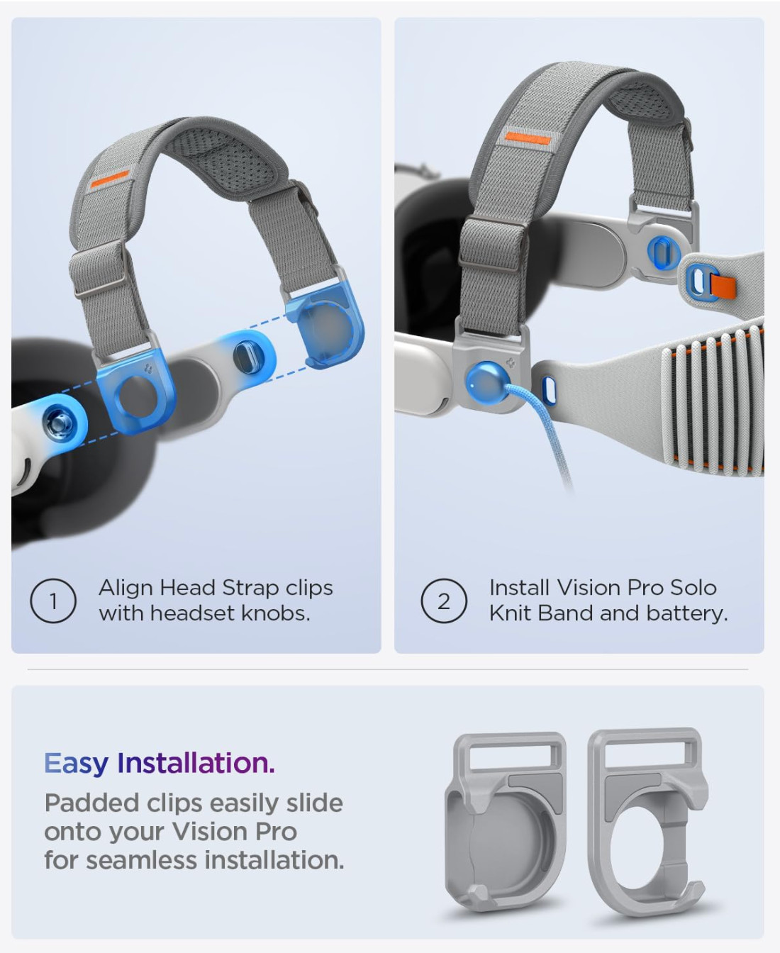 Spigen [DR210] Padded Head Strap for Apple Vision Pro Head Strap