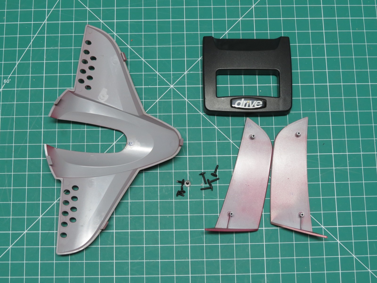 OEM Drive Medical Spitfire DST Red Body Panel Inserts