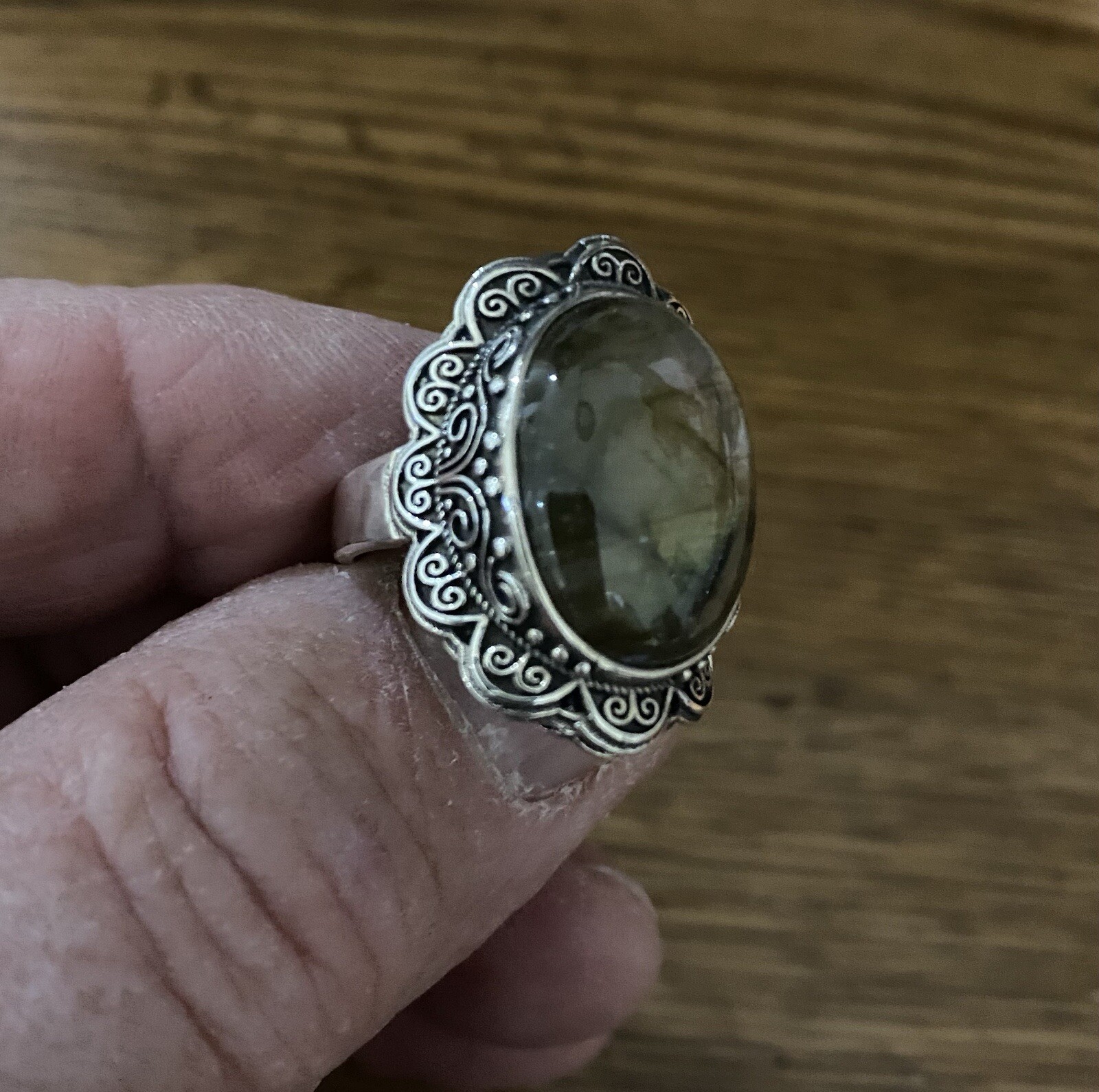 Labradorite Ring Sterling
