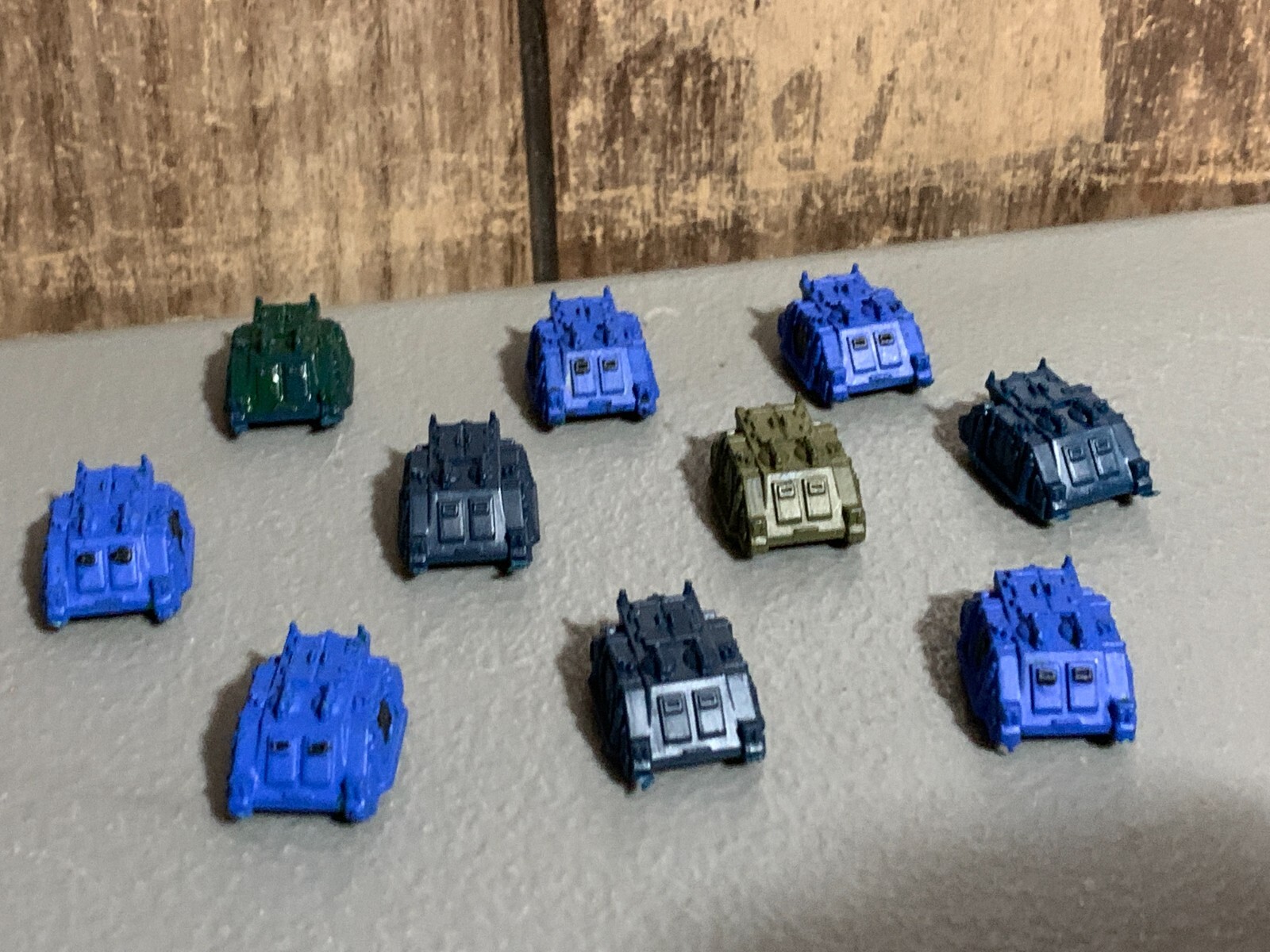 A16459 EPIC WARHAMMER 40K SPACE MARINES RHINO 10 PACK GAMES WORKSHOP