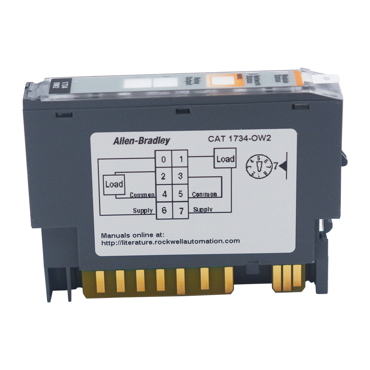 1734-OW2 Output Module,POINT I/O,Digital,Contact,2 Points Form A Contacts,