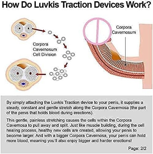 Ergonomic White Penile Traction Device - Adjustable & Portable Enhancement Kit