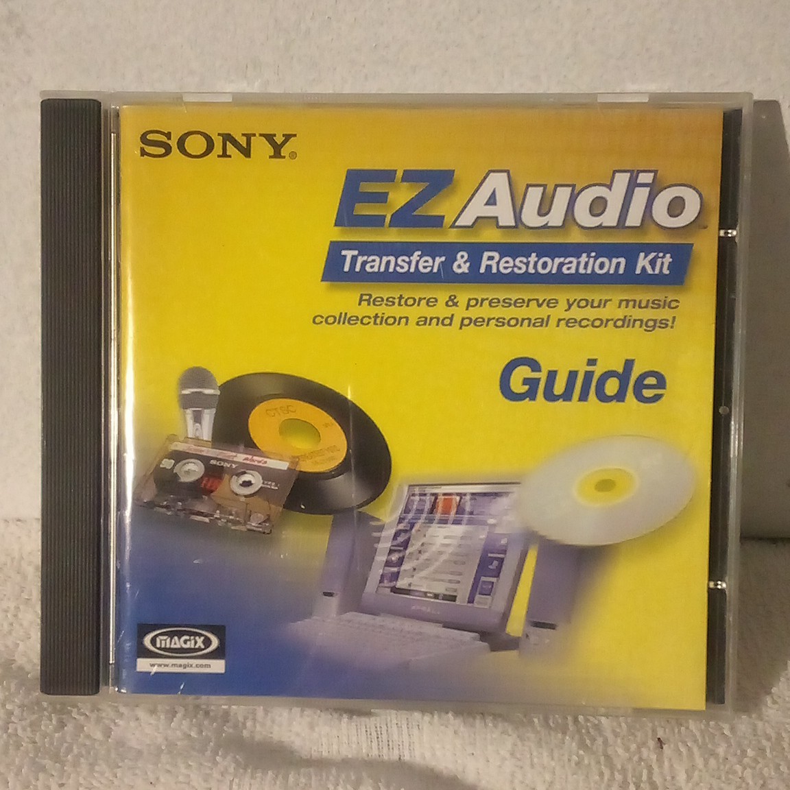Sony EZ Audio Transfer & Restoration Kit Guide CD v2.0 Windows English