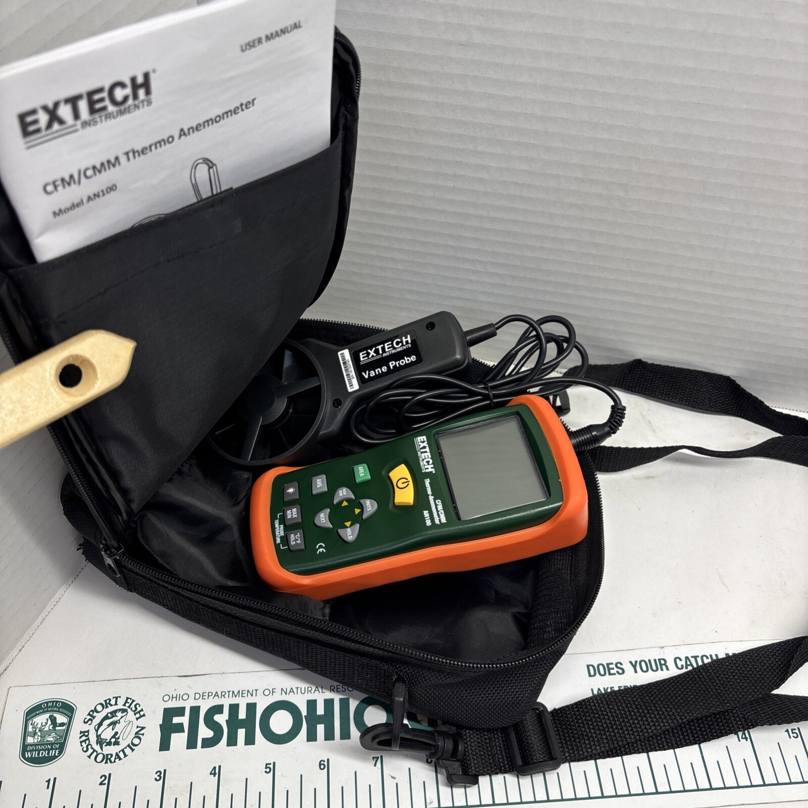 EXTECH AN100 THERMO-ANEMOMETER CFM/CMM