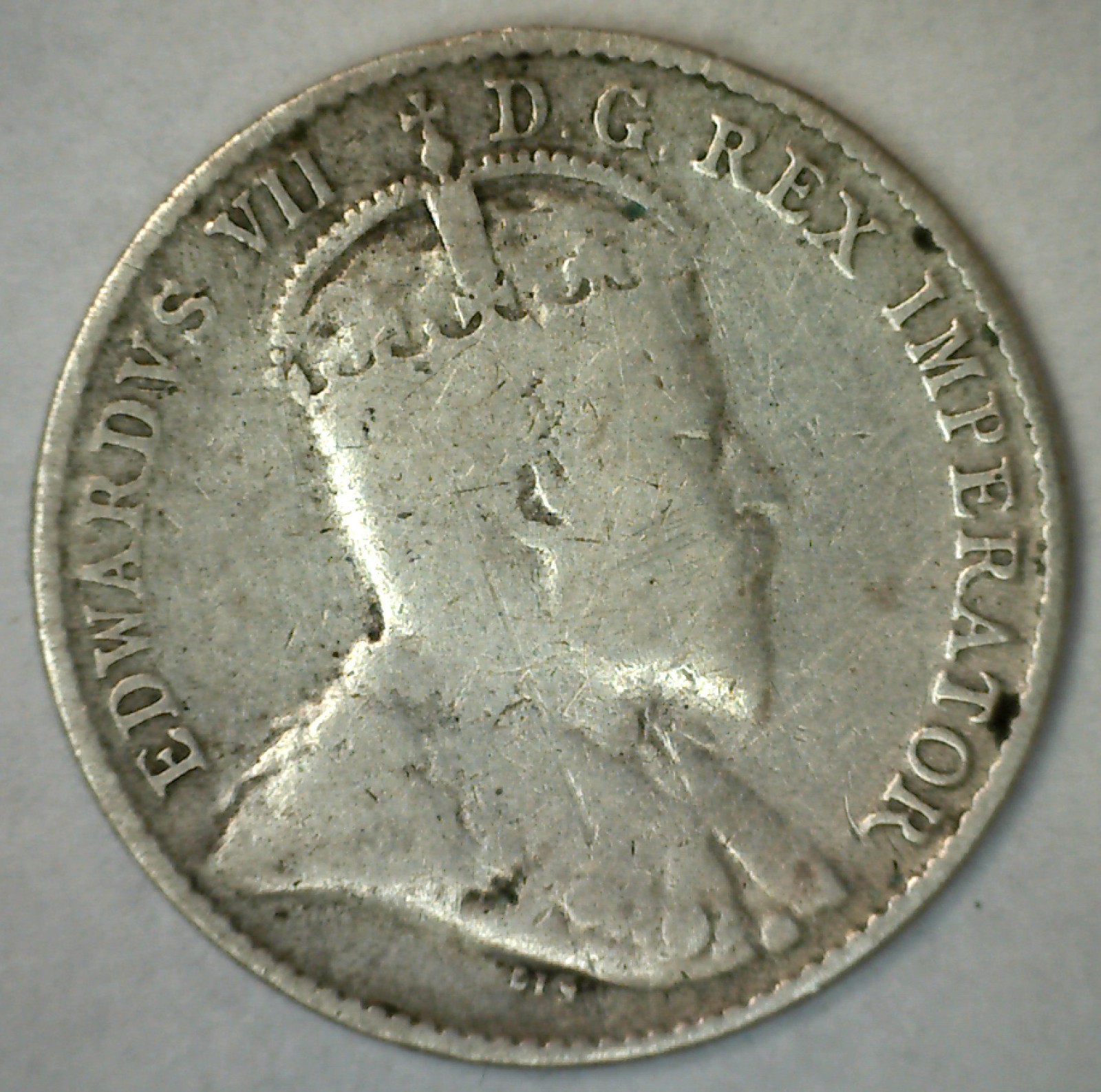 1907 Canada Silver 5 Cents Coin Circulated 5c Canadian Edward VII
