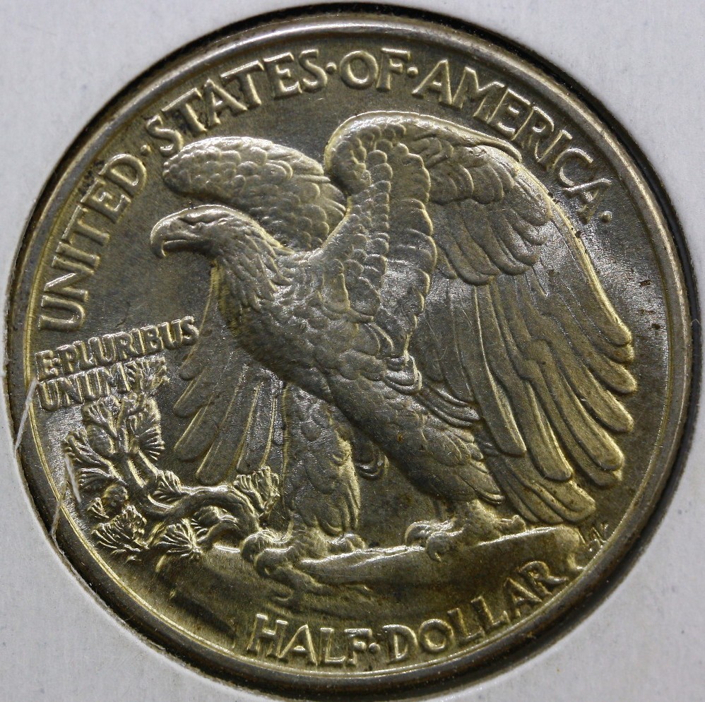 1943 Walking Liberty Silver Half Dollars 90% BU #W3