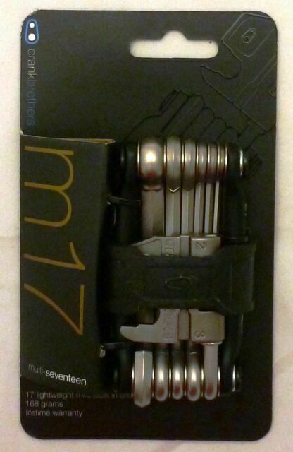 Crank Brothers m17 Bicycle Multi-Tool Chain Breaker - Midnight Matte Black