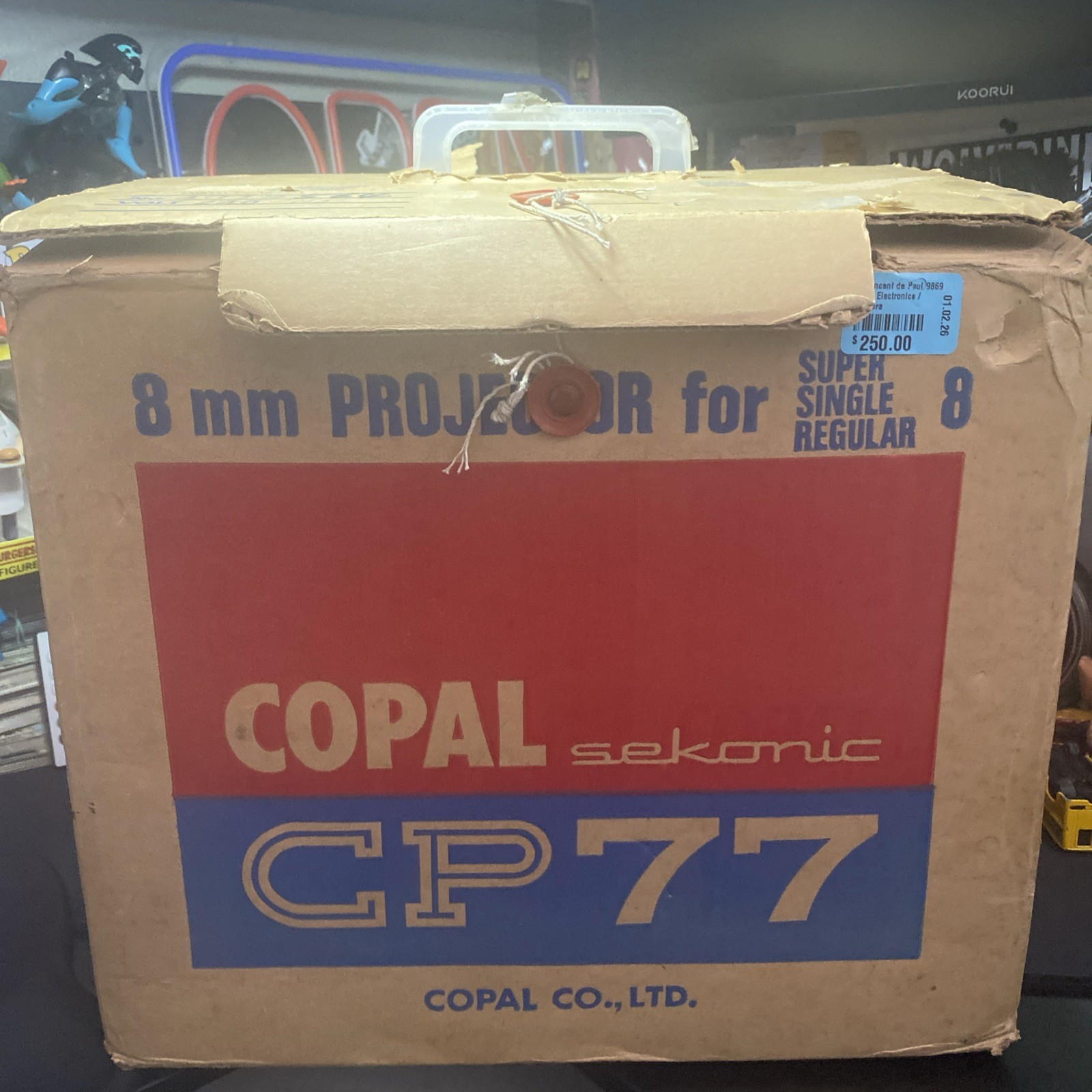 COPAL SEKONIC CP77 8MM PROJECTOR in Original Box Japanese Retro Rare
