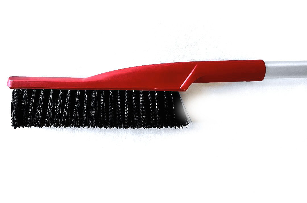 Auto Drive 35 inch Winter Driving Snow Brush with Scraper, Red
