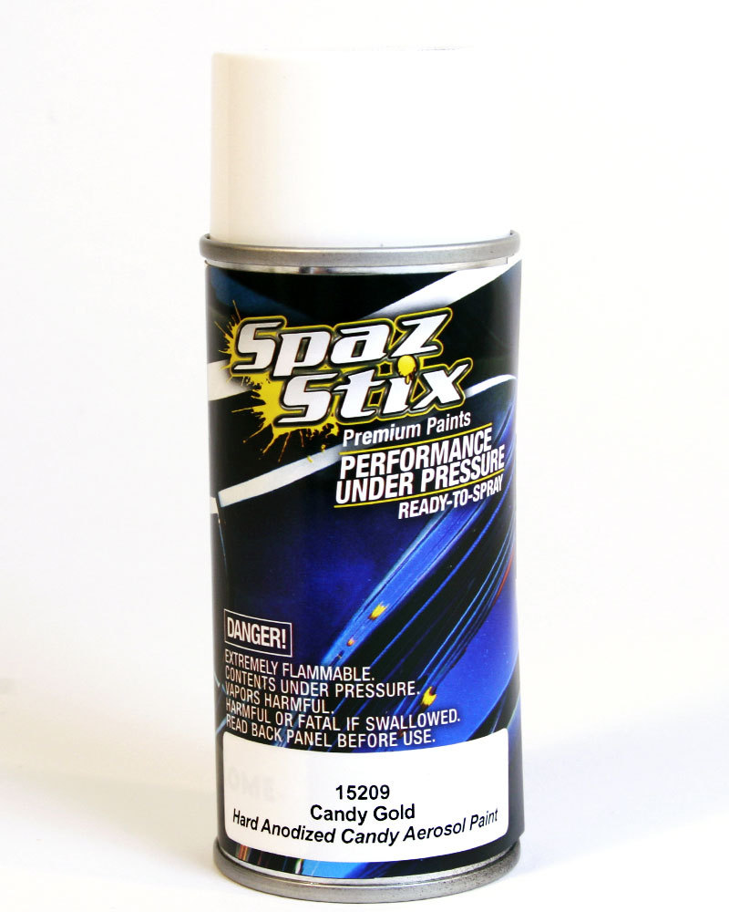 Spaz Stix 15209 Candy Gold Hard Anodized Candy Aerosol Paint 3.5oz