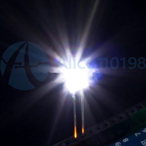 10PCS 2*5*7mm Square White Light LED Light-emitting Diode