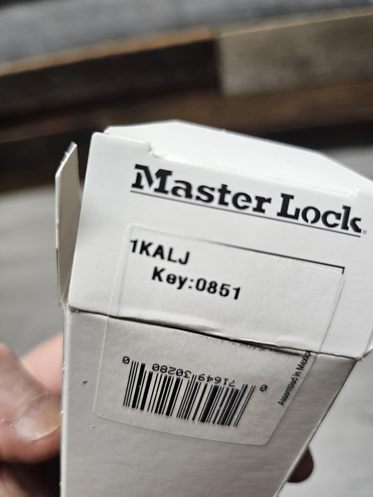 MasterLock 1KALJ2035 #1 Keyed Alike Laminated Padlock A6