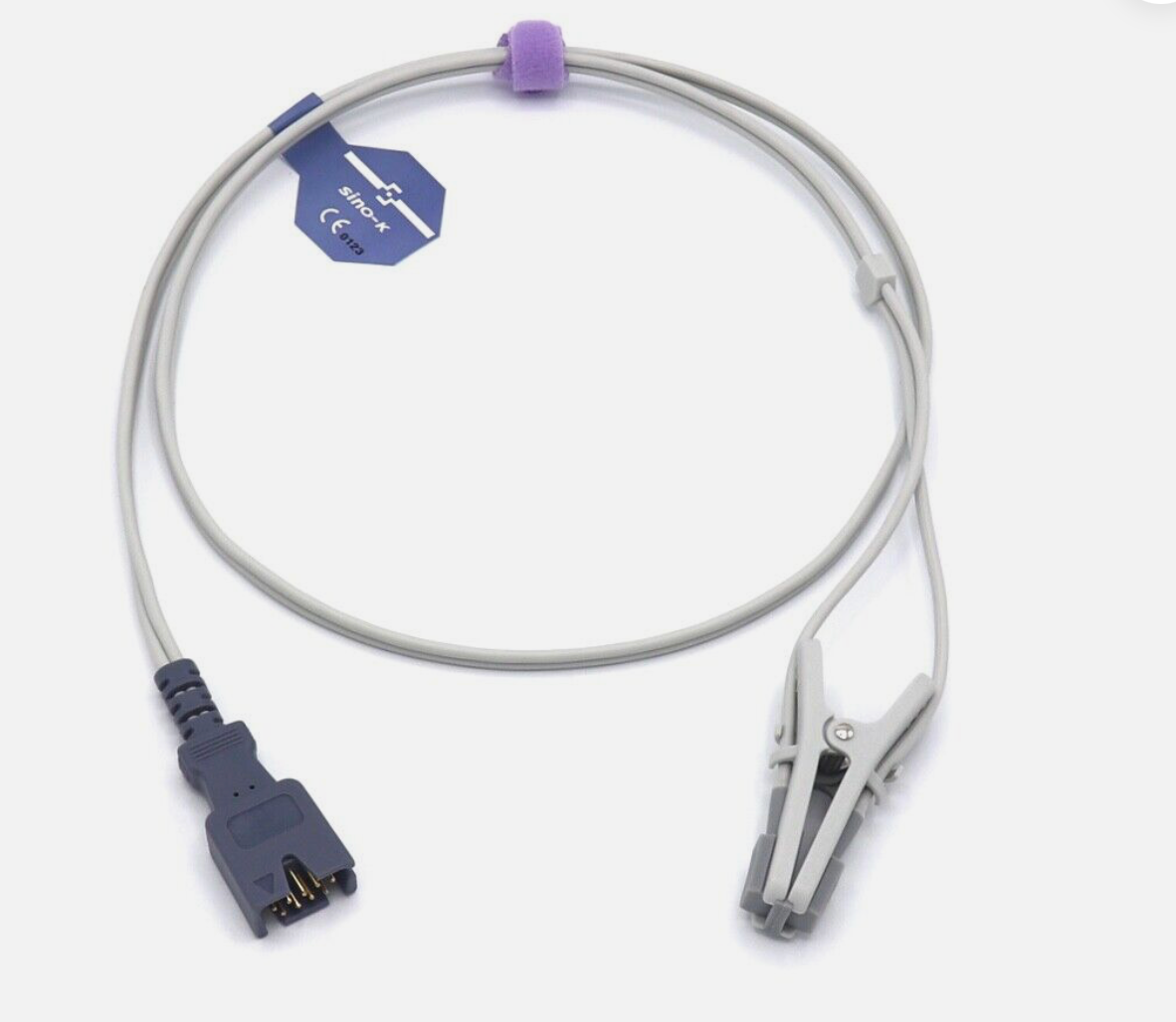 GE Healthcare Masimo Compatible Short SpO2 Sensor Ear Clip - Same Day Shipping