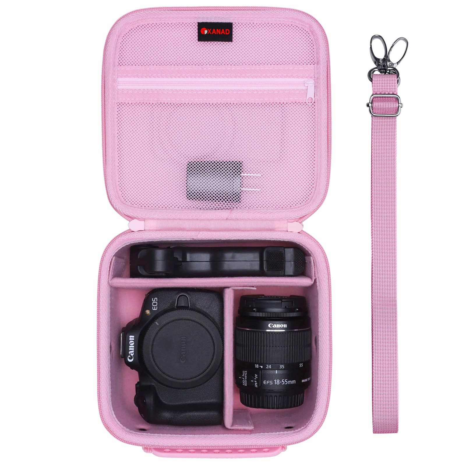 Hard Camera Case Bag Compatible with Canon EOS Rebel T7/ T100/ R50/ R50 V/RP/...