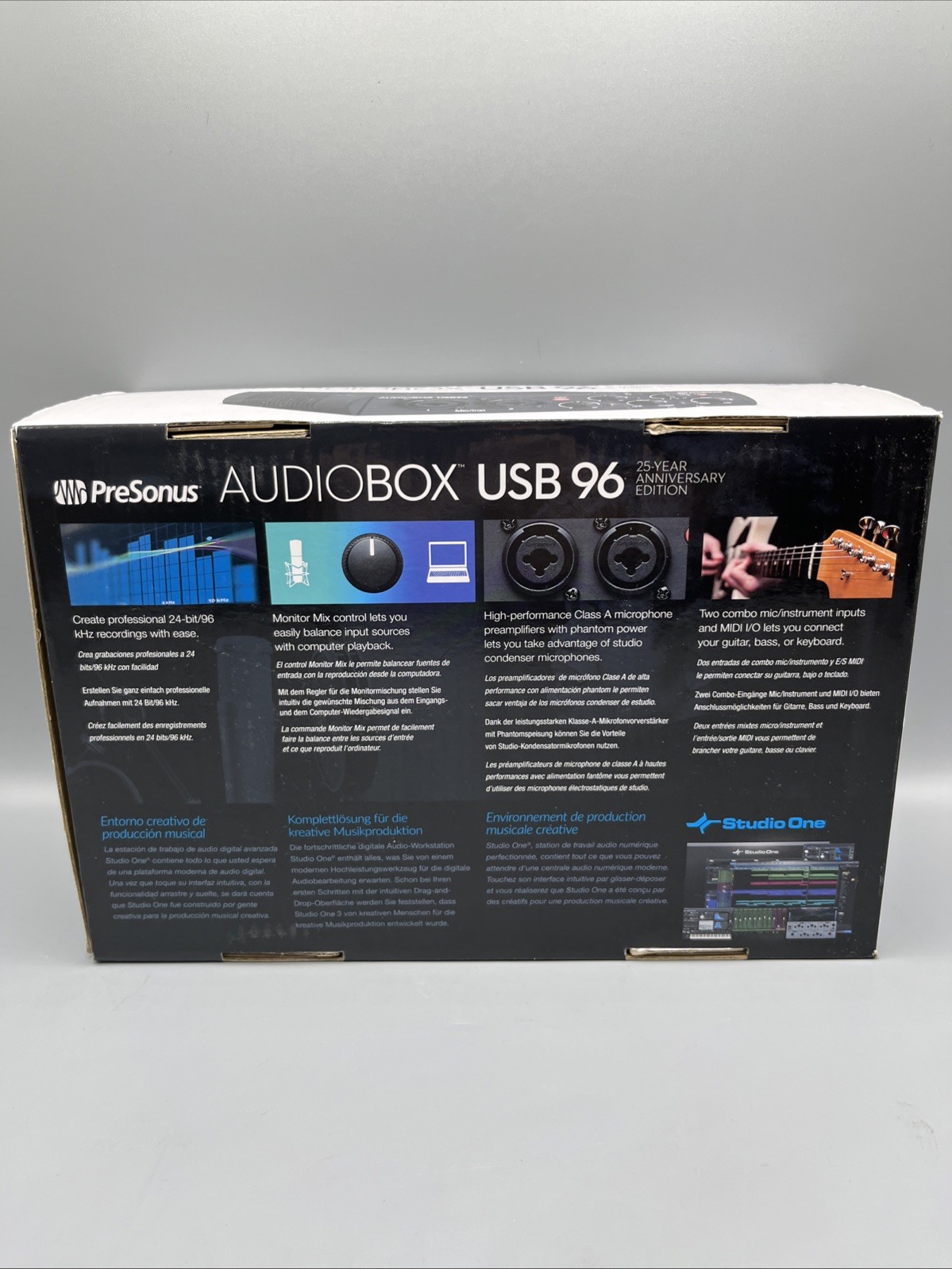 PreSonus AUDIOBOX USB96 USB 96 Audio Interface Studio One - Open Box
