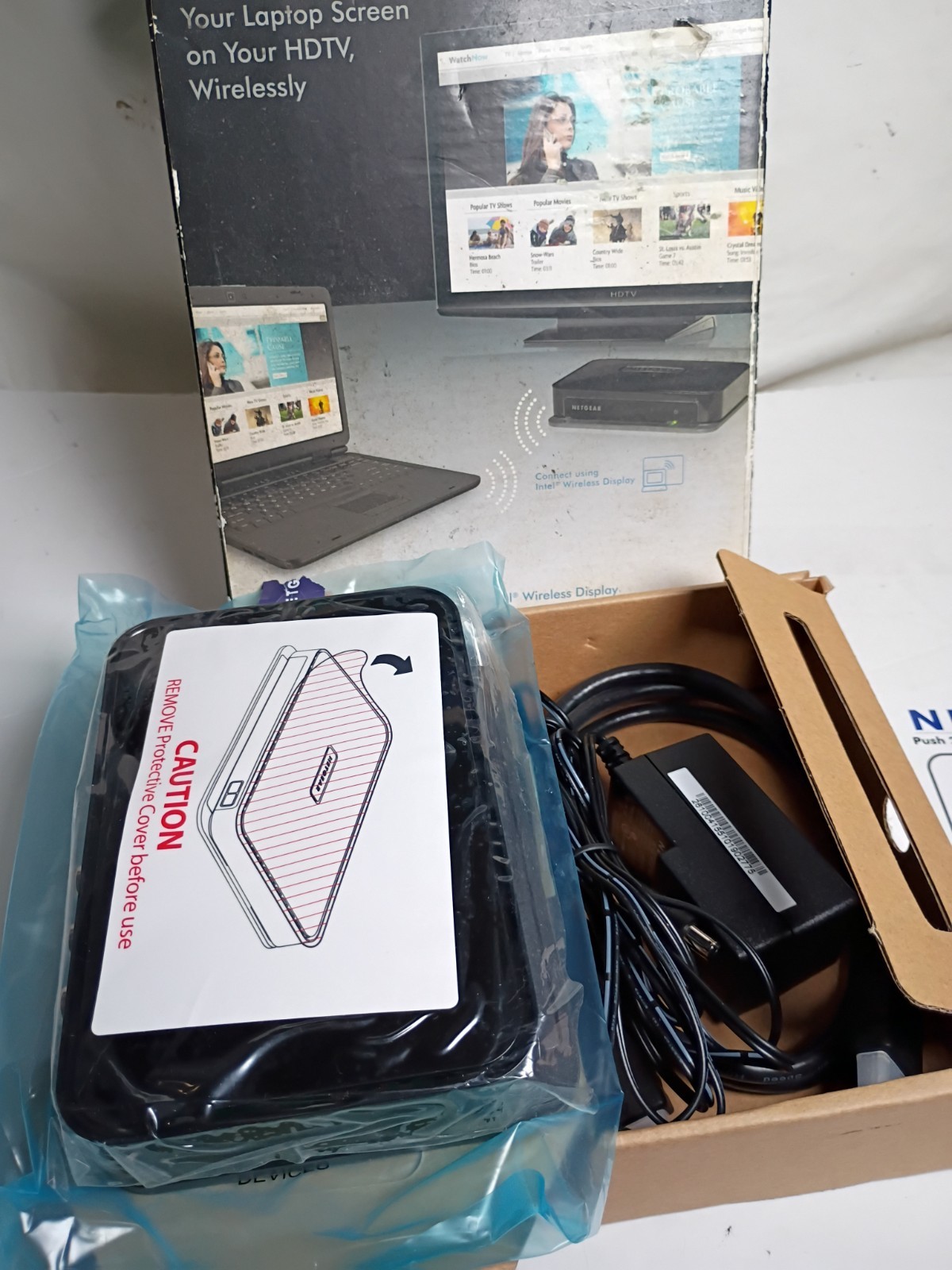 NetGear Push2TV Wireless Display Adapter PTV1000 Black