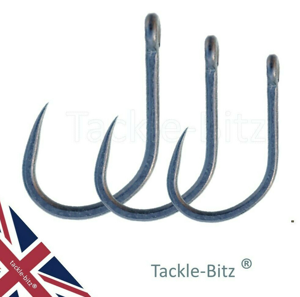 Carp Hooks Wide Gape Barbless Fishing Tackle Sizes 6 8 and 10 for carp hair rigs