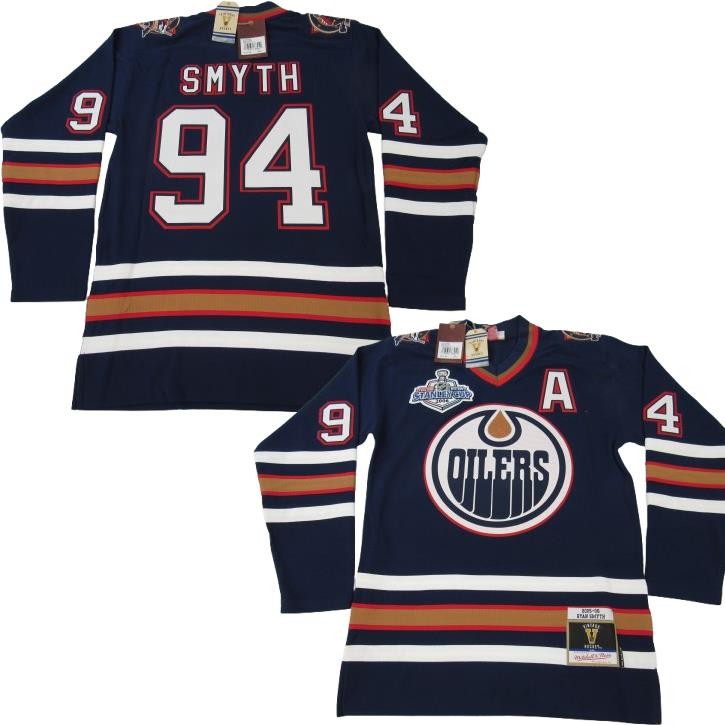 New 2005-06 Ryan Smyth #94 Edmonton Oilers Mens Size Mitchell & Ness Jersey $225