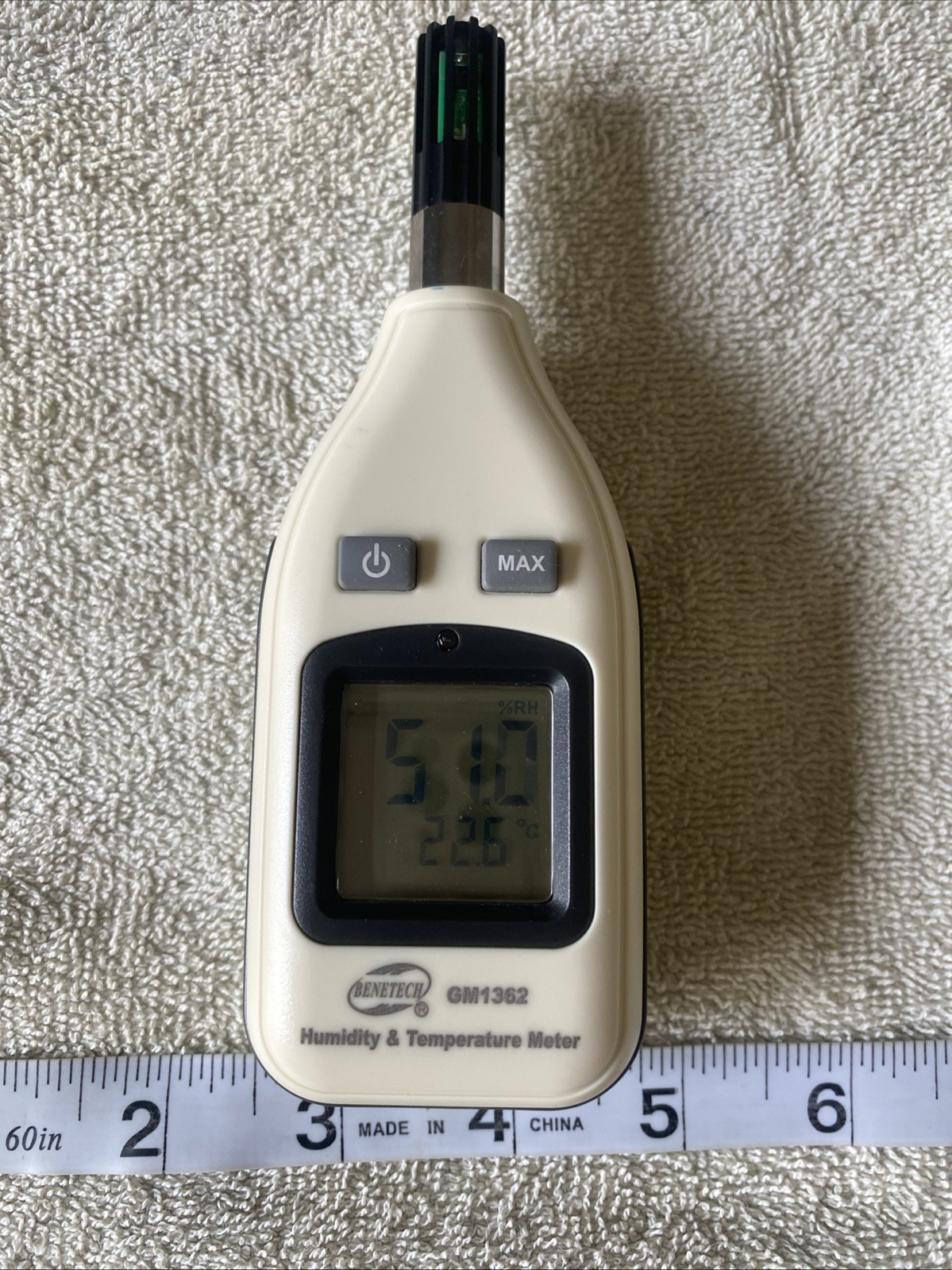 Benetech Portable Temperature And Humidity Meter GM1362 Good Shape