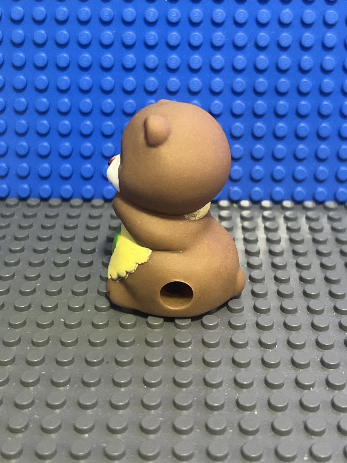 80's Small Teddy Bear Plasic Pencil Sharpener
