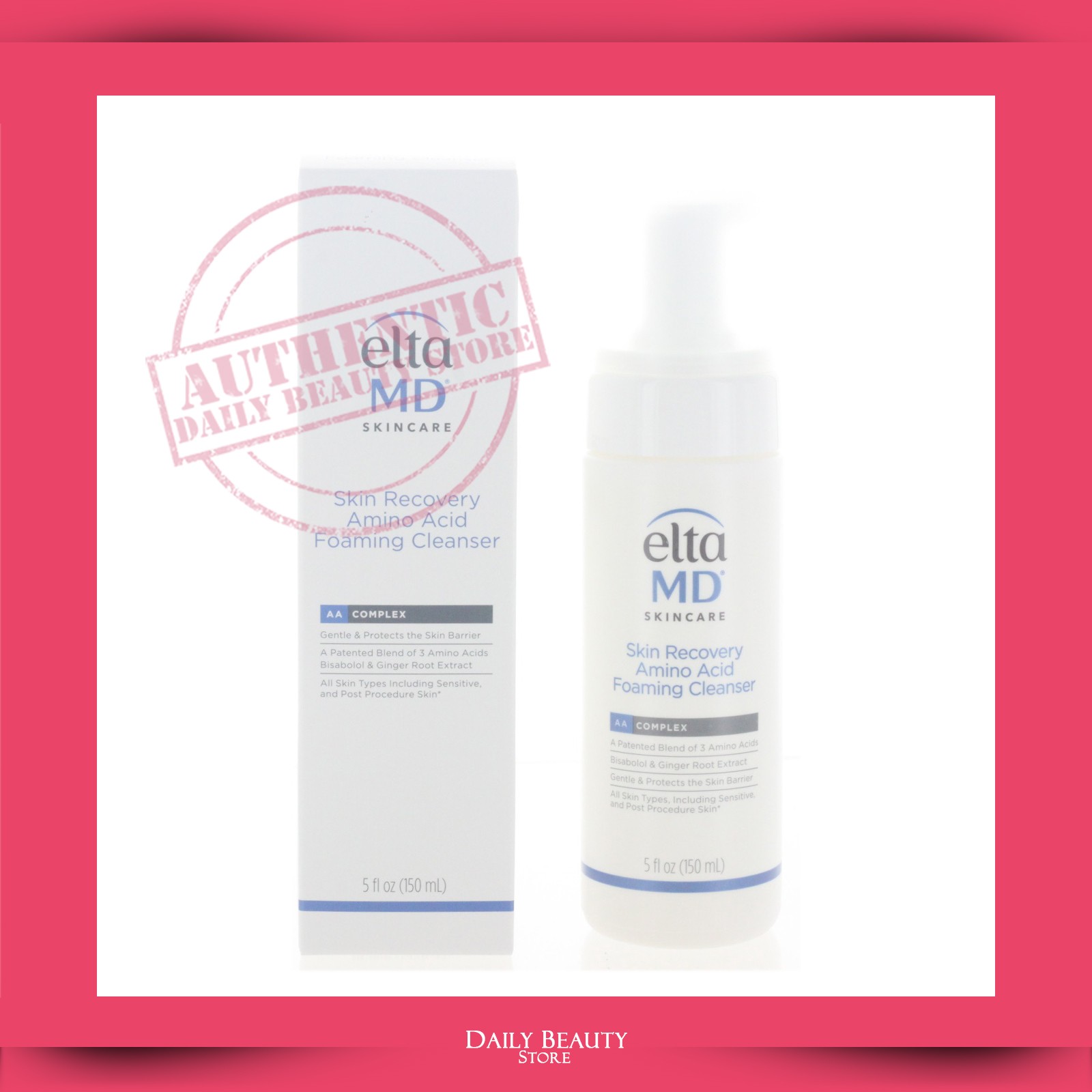 Elta MD Skin Recovery Amino Acid Foaming Cleanser 150ml 5oz 06/2028 NEW FAST SHI