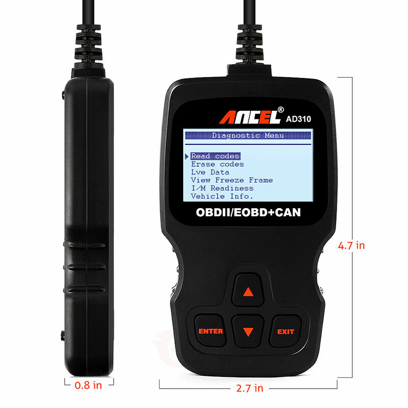 AD310 Car Engine Fault Code Reader Universal Auto Scanner OBD2 Diagnostic Tool