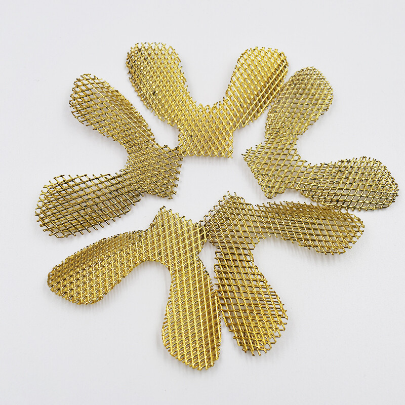 Dental Metal Net Plate Strengthen Impression Tray Plate Teeth Gold Lower/Upper