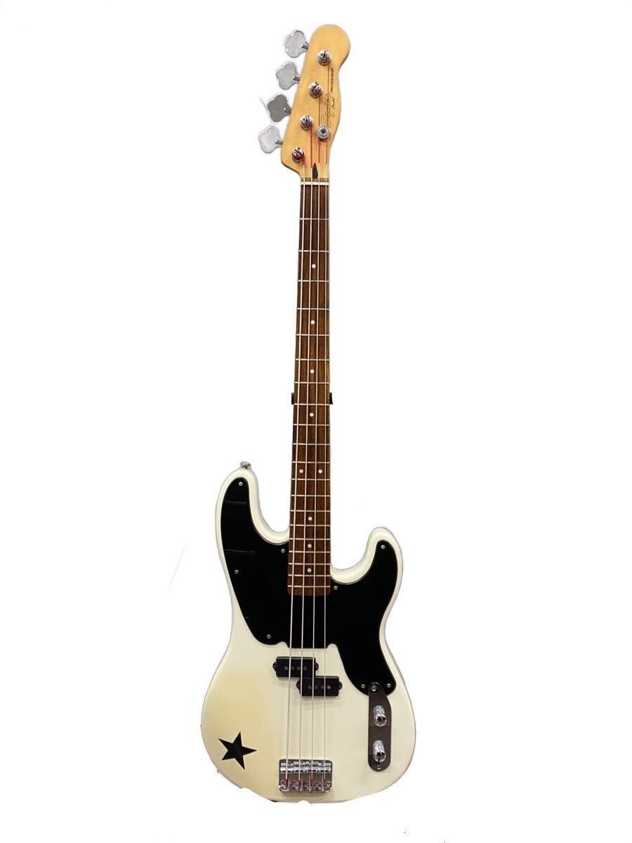 Squier Electric Bass Guitar PJ WHT Used