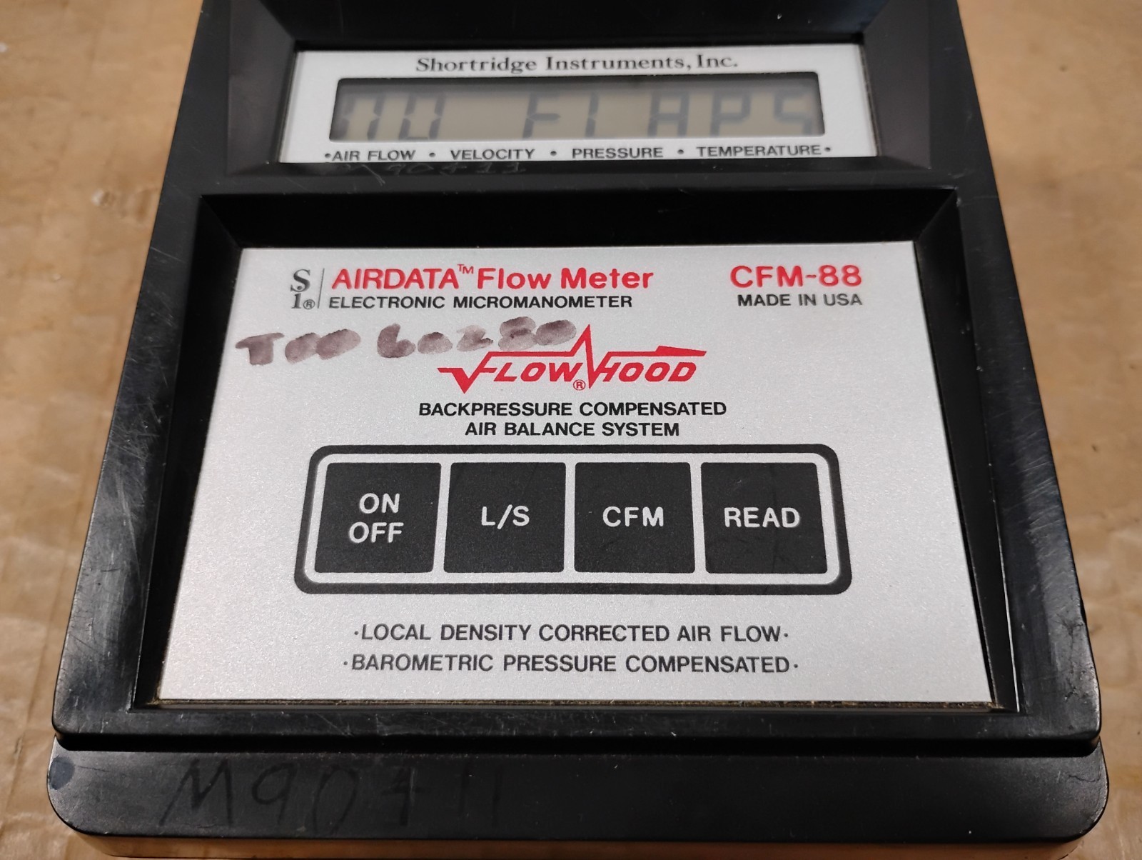 Shortridge Instruments CFM-88 Airdata Flow Meter Electronic Micromanometer