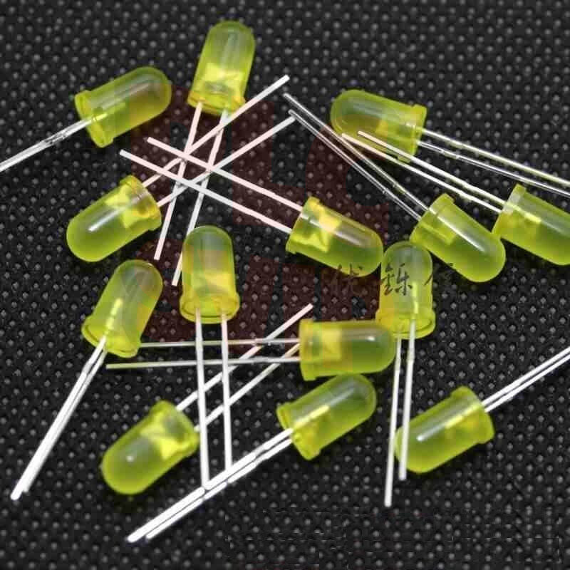 500Pcs LED DIFFUSED F5 5MM YELLOW COLOR YELLOW LIGHT Super Bright Bulb Lamp