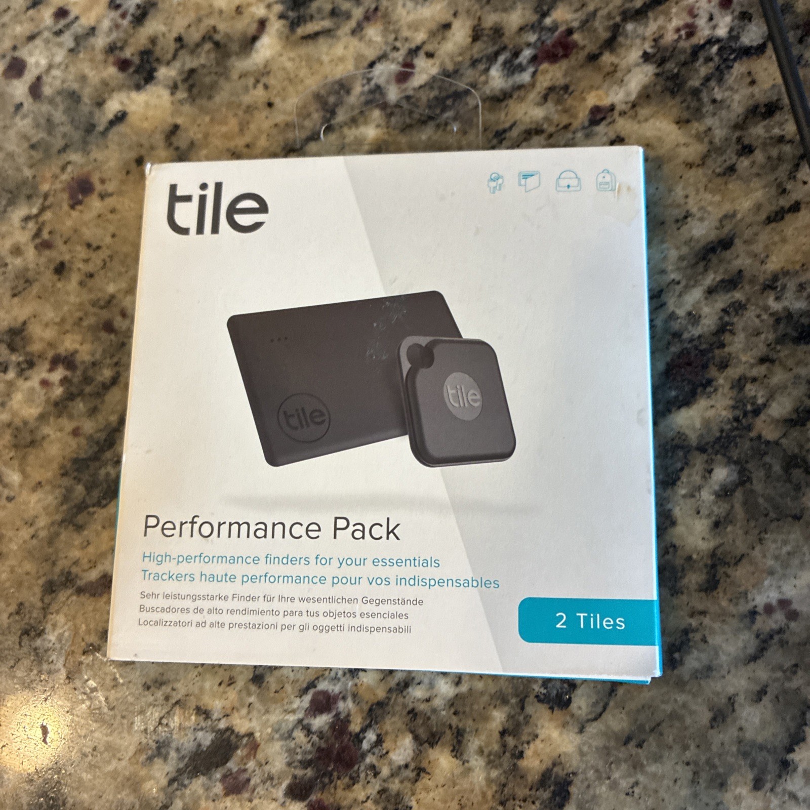 Tile Performance Pack 2 Tiles New In Box (black)
