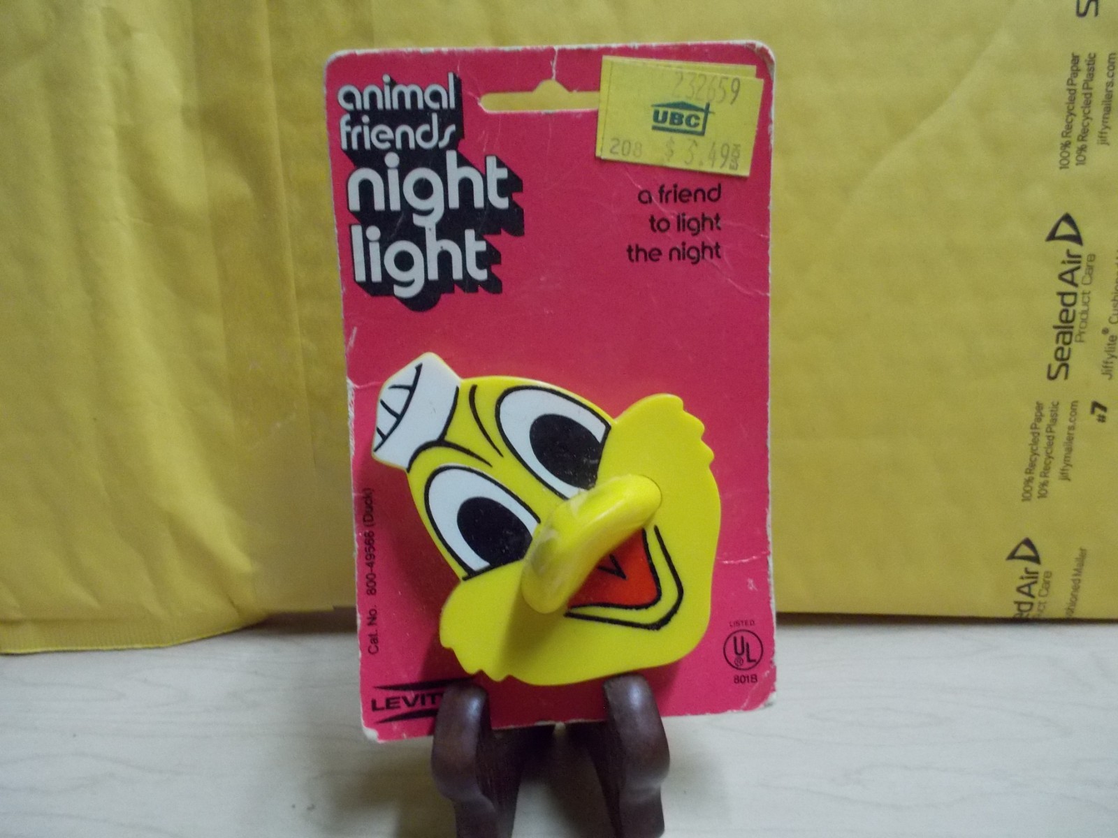 Leviton Animal Friends Night Light – Sailor Duck – Sealed – 1980s