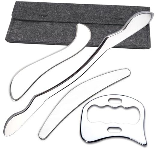 4 in 1 Muscle Scraper Tool Set-Gua Sha Massage Scraping Tools for Soft Tissue