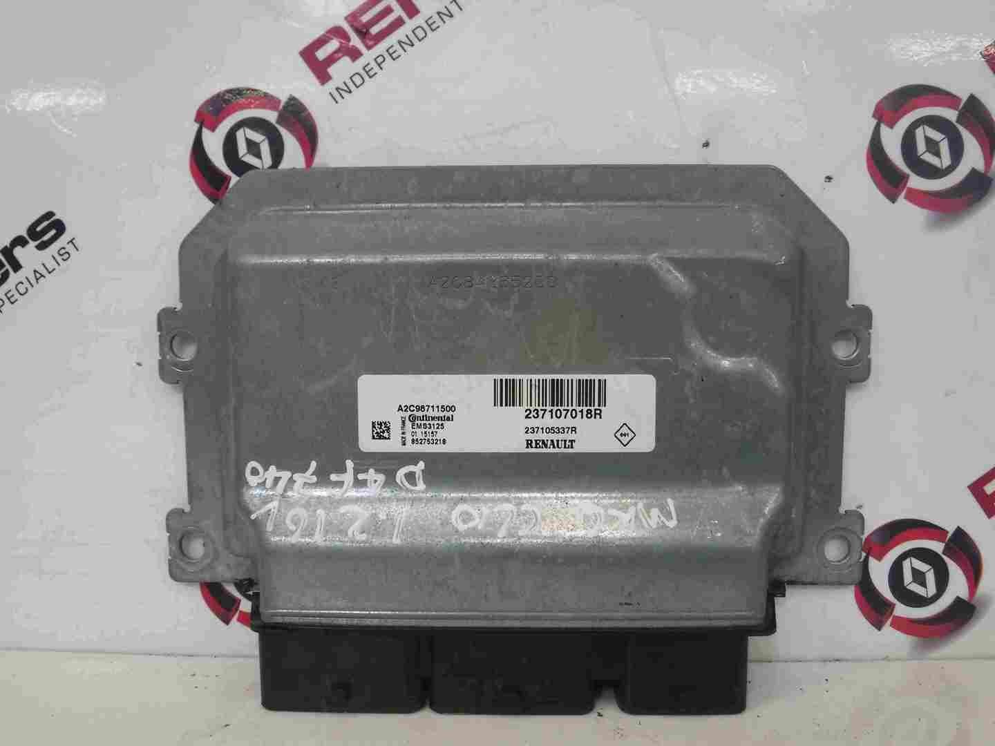 Renault Clio MK4 2013-2019 Engine Control Unit ECU 237107018R 237105337R