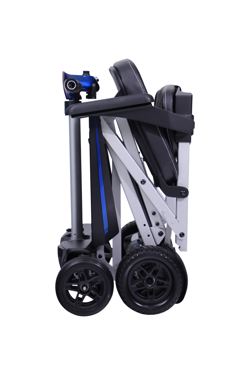 4 Wheels Foldable Travel Mobility Scooter 24V Battery Powered for Elderly