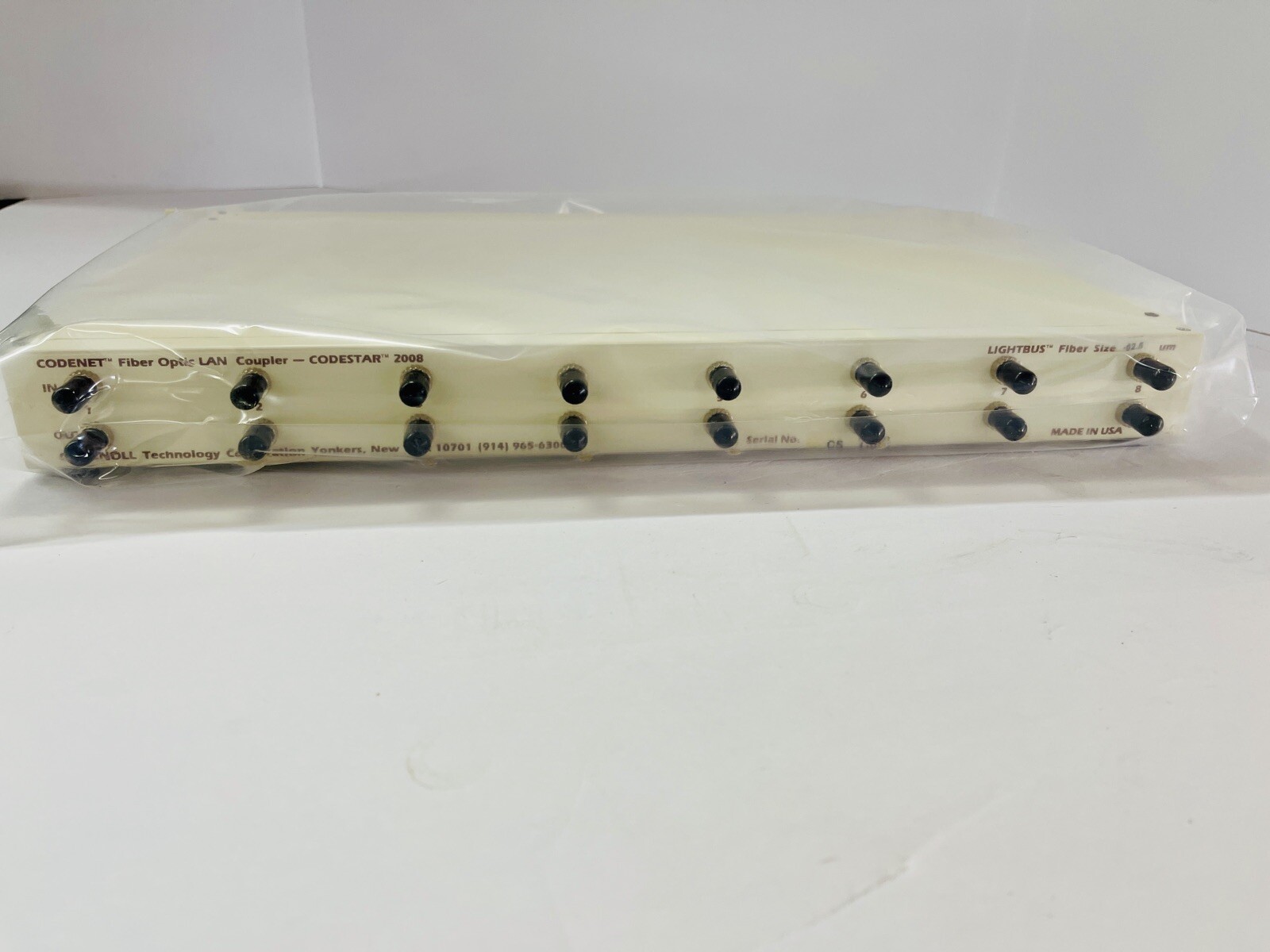 Codenoll Codestar Light Bus 2008 Fiber Optric LAN nCoupler