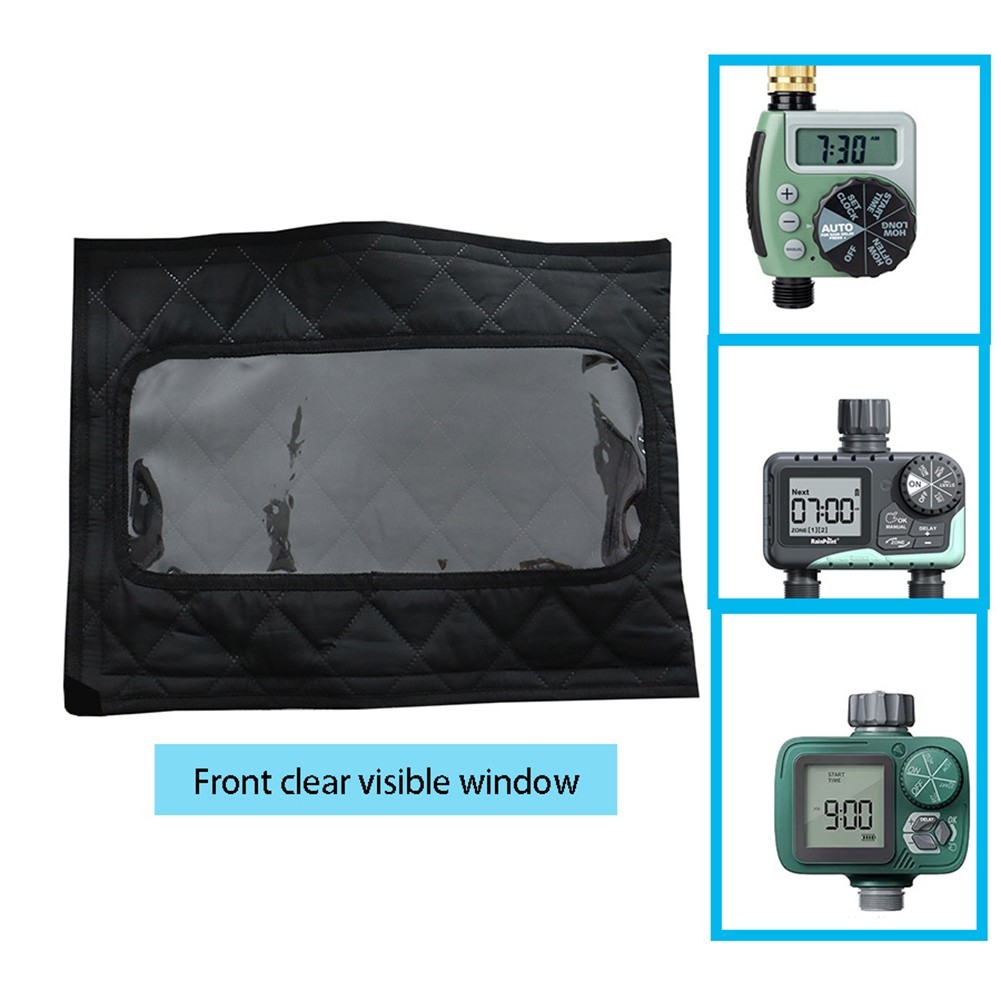 Hose Watering Timer Cover Hose Faucet Timer Protector with Clear Front Window