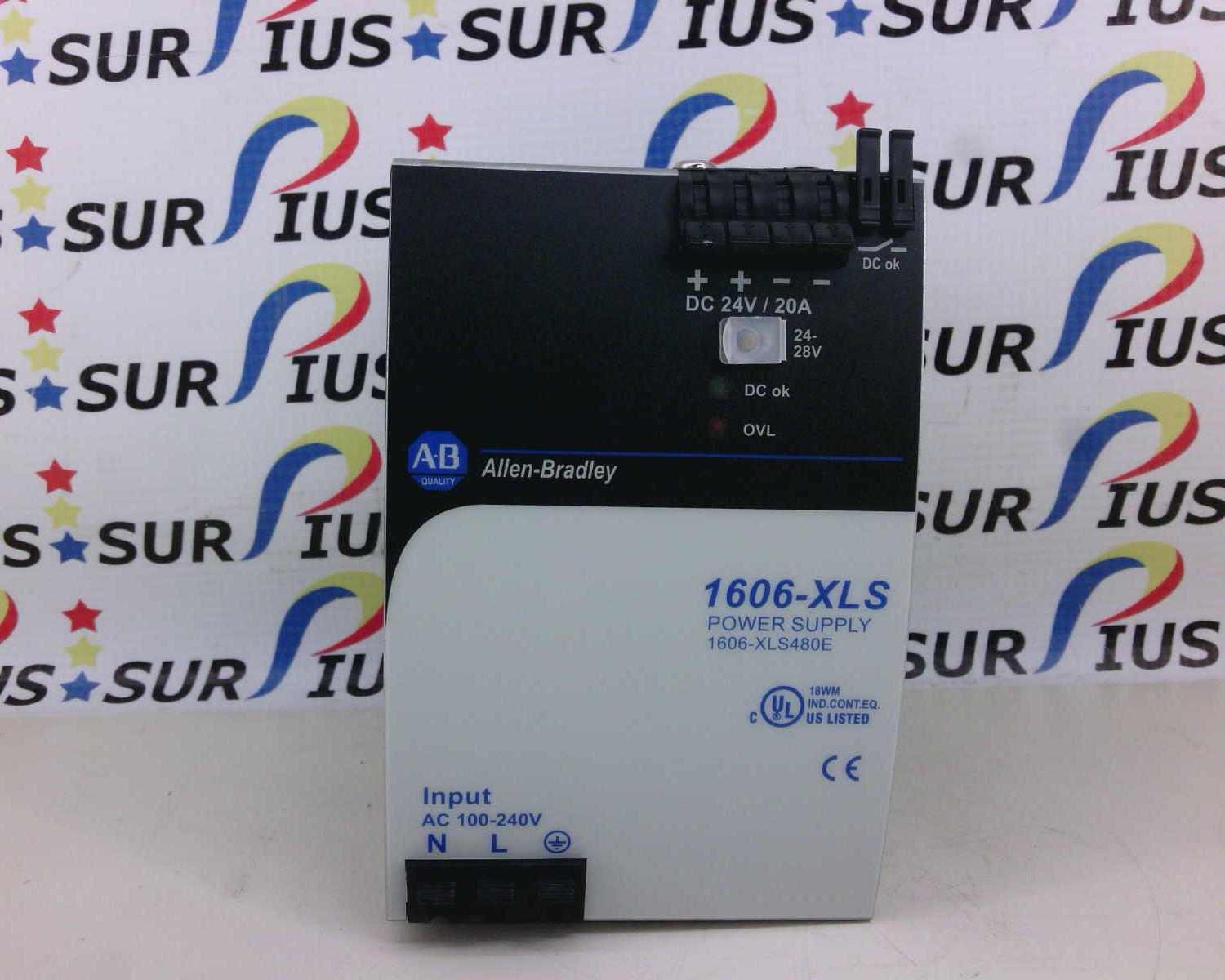 NSSP Allen Bradley 1606-XLS480E Power Supply 1-Phase 24V 20A 480W